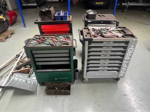 Fourchette Stahlwille Tool 4 fois rempli et inventaire