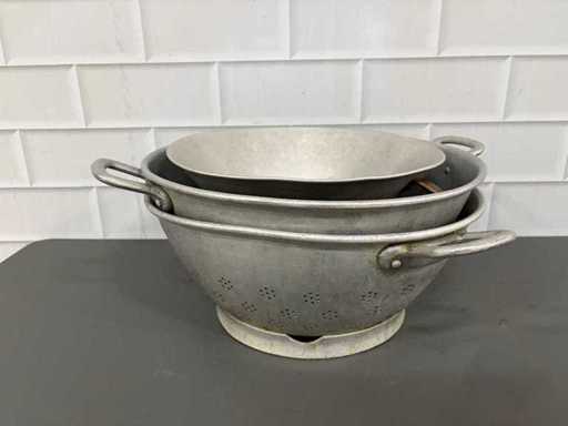 Aluminiowy durszlak (3x)