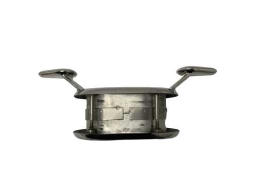 SCM Stainless Steel Oval Flower Marine Handle cleat / bolder - Durable Weatherproof Grip for Boats and Ships