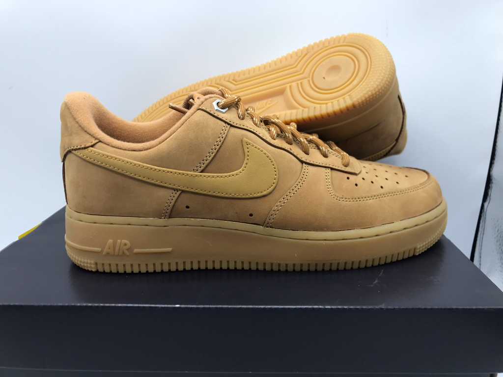 Nike Air Force 1'07 WB Flax/Wheat-Gum Light Brown Sneakers 40.5