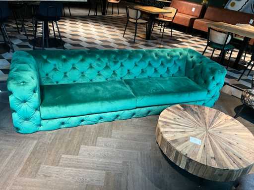 Green 3 seater sofa