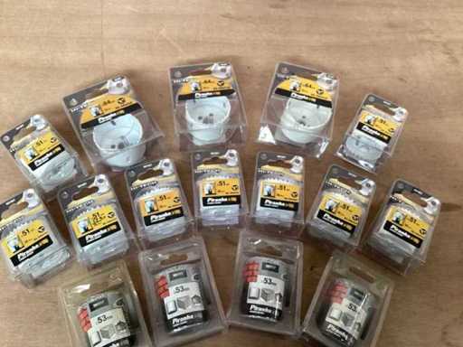 Piranha Verschiedene Größen von Lochsägen (16x)