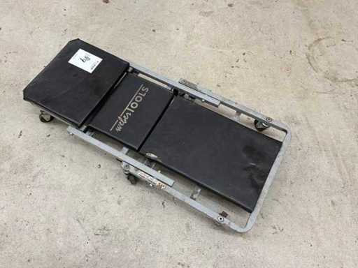 Sgabello/Stallino da garage pieghevole a Z-Creeper Weber Tools