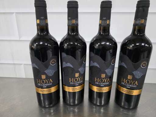 2020 - Hoya de Cadenas butelka czerwonego wina (4x)