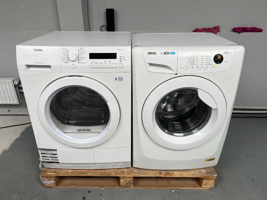 Zanussi - Waschmaschine + AEG Trockner