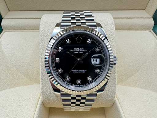 Rolex Date doar 41 126334 | Punctul Diamant Negru | Jubileu | 2026 | Nepurtat