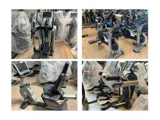 Cardio fitness equipment: treadmills, ellipticals and bicycles