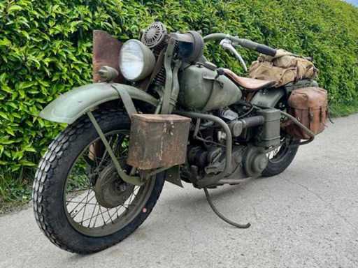 Motocyclette Harley-Davidson WLA Classic Car 1944