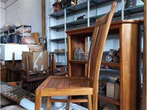 Indian Teak Chairs (4x)