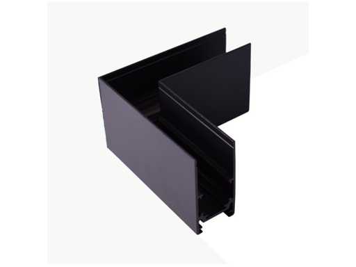 Connecteur en L pour rails magnétiques saillants 20 mm - Horizontal (x4)