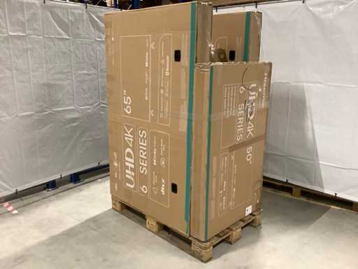 Téléviseurs palettes Retour de marchandises - 7 articles