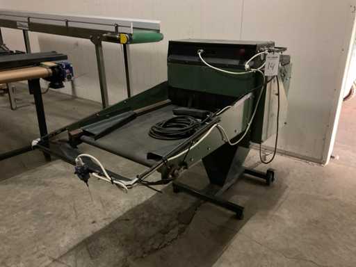 Bruyn Bollentelmachine met leesband en gaasbak wisselsysteem