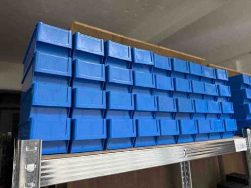 50 stuks Opbergdozen Blauw - 300E - Stapeldozen - 300 x 91 x 81 mm