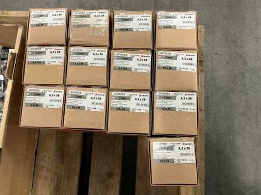 Würth Linsen head screws 4.2x38mm (13.000x)