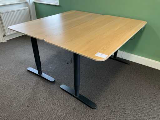 Bureau électrique assis/debout (2x)
