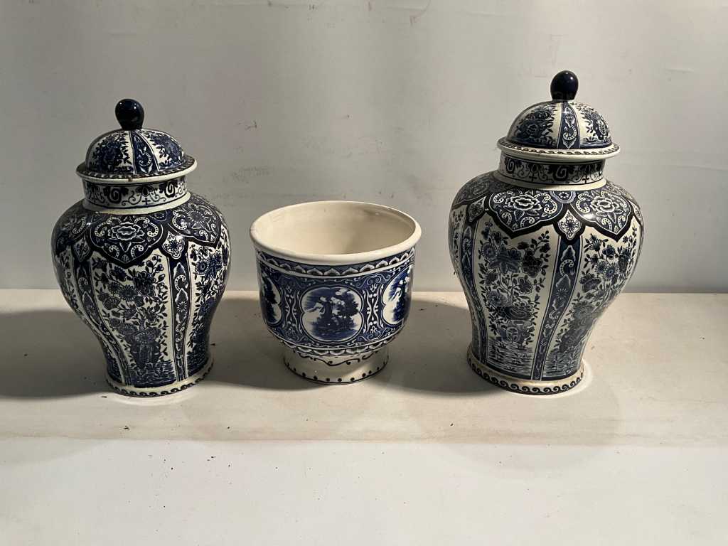 Decorative vase (3x)