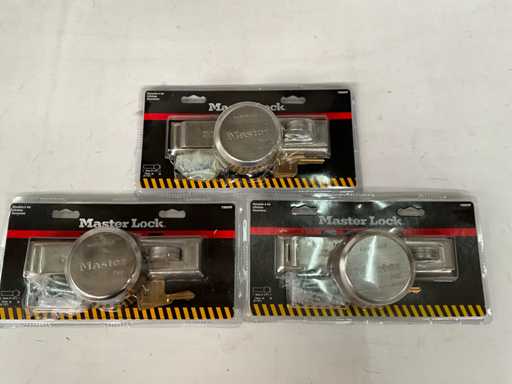 Master Lock Lock for trailer, shutters, trucks (3x)