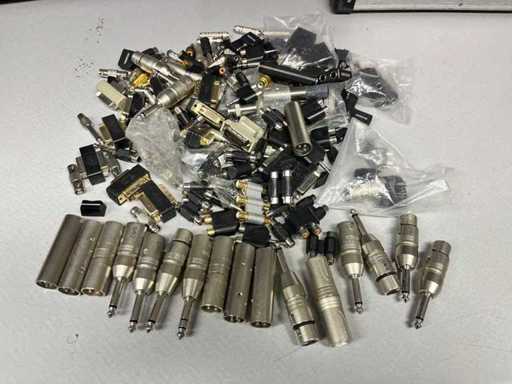 Huge amount of adapters, mostly audio, a lot of Neutrik