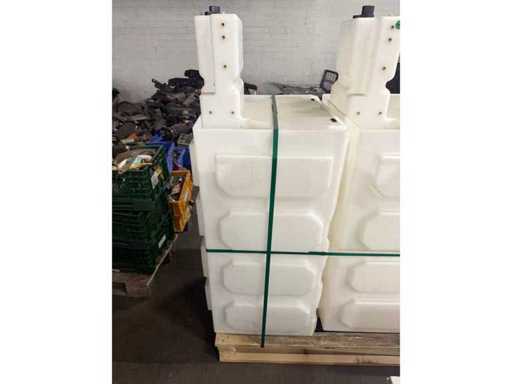 - - - Verticale opslagtank met chemische tank incl. tub 280l