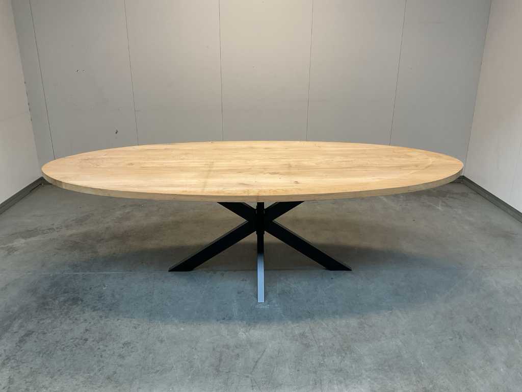 Table de salle à manger ovale 240 cm