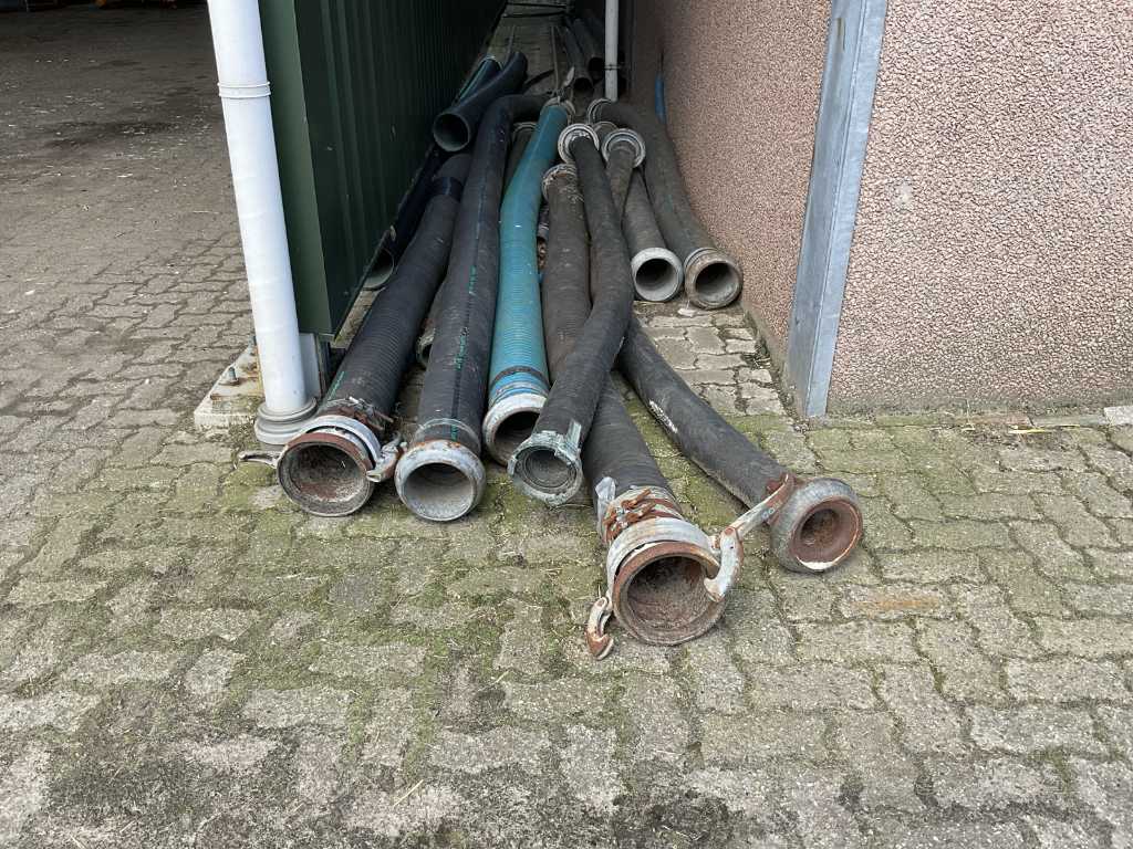 Batch of 5" & 6" Manure hoses