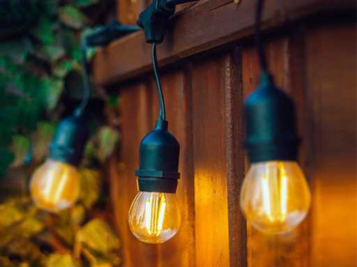  Câble E27 Fairy Lights étanches de 10 mètres (4x)