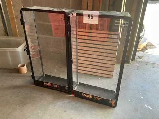 Display cabinet (2x)