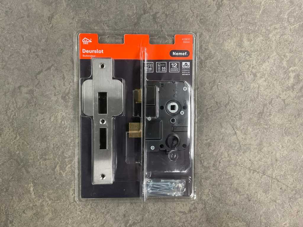 Nemef - 4119/17 - security door lock 55 mm (5x)