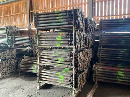 Barele cu suporturi de tavan (4x)