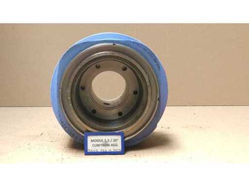 Reishauer RZ 400 / 800 / 1000 - Module 5.5 EW 20° 4GG Cubitron - Dragerflens inclusief slijpwielflens