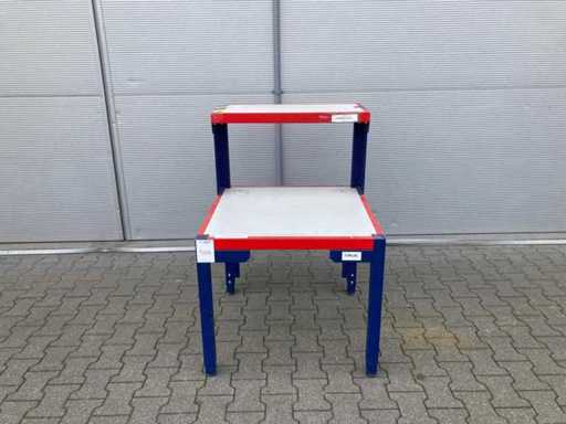 werkbank met handmatige hoogteverstelling