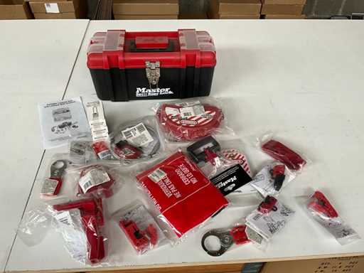 Master Lock Lockout kit in koffer