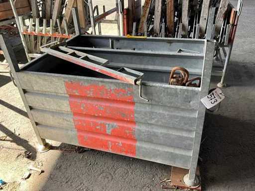 Transport box with contents