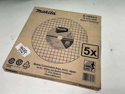 Makita - Cutting disc - B-10665 - Grinding disc (5x)