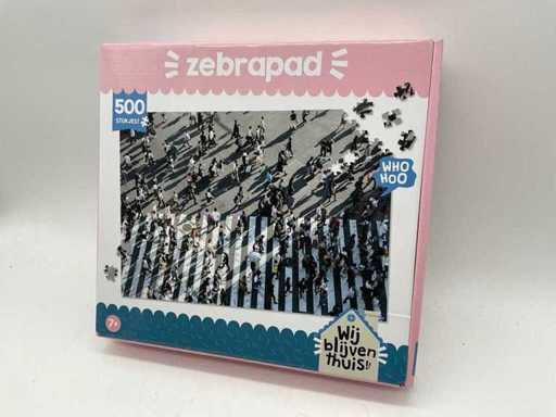 Zebrapad Puzzel 500 stuks (60x)