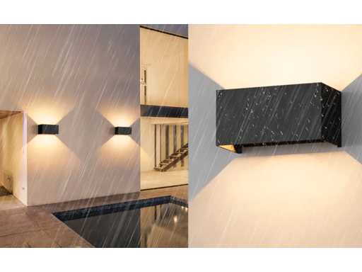 12W LED Wandlamp 4 licht verstelbaar waterdicht(8x)