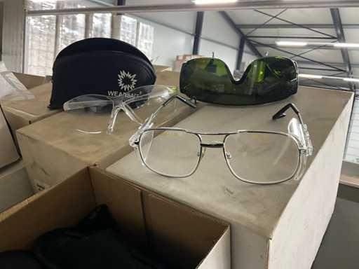 Partij veiligheidsbrillen