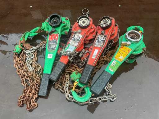 Pro-Lift 1500 kg Ratschenhebe (4x)