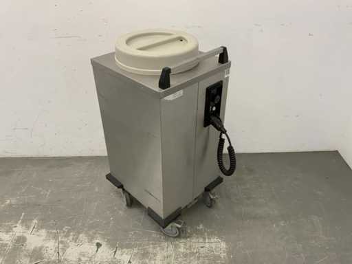 Heated plate stacker