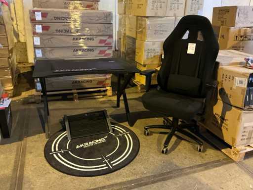 AKRACING Gaming Desk Setup