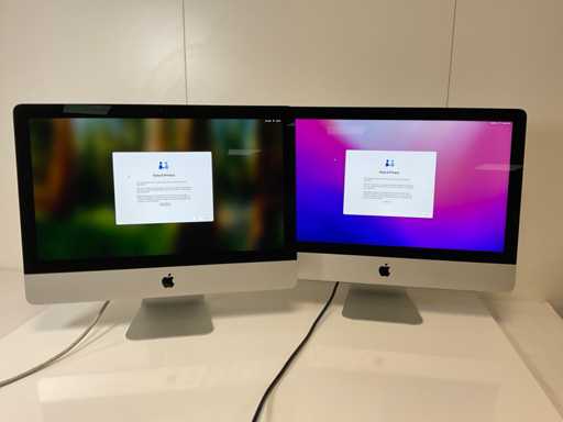 Apple iMac Retina 4K 21,5", QuadCore i5, 8 GB di RAM, 480 GB SSD - 1 TB NVMe, AMD Radeon Pro 555X 2 GB All-in-One Desktop (2x)