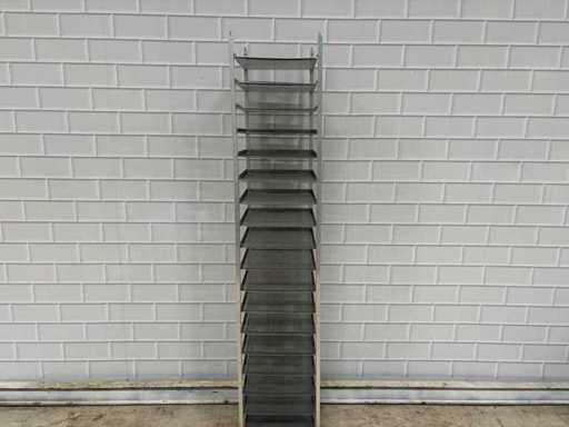 18 Piece Aluminum Storage Rack 