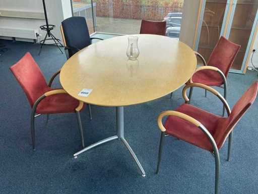 Table de conférence avec chaises