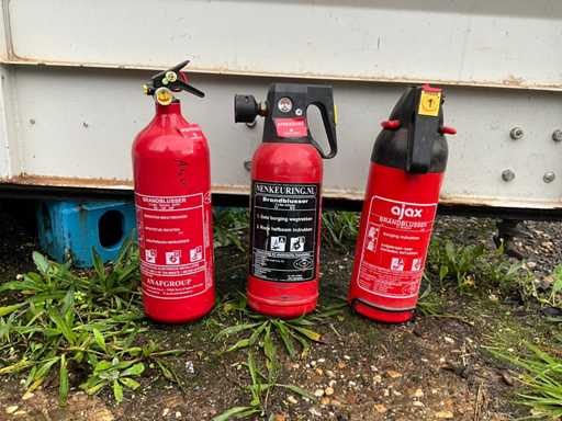 Mousse - 2 litres - Extincteur (3x)