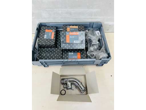 VALENTIN (X13) - Sifoblic sifon voor sokkel wasbekken 