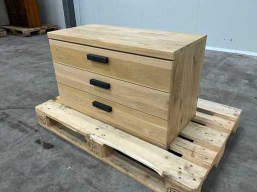 Eichenkommode 52,5x86x40,5 cm