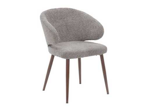 fonQ - Baskijski Stoł Jadalny - Taupe - Fotel Jadalny (6x)