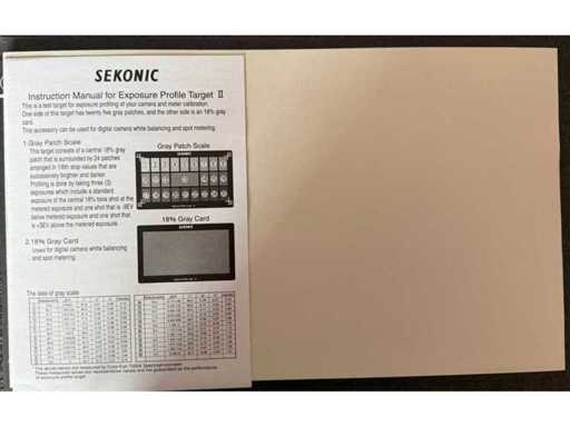 Sekonic - Exposure Profile Target II - Sonstige Artikel aus dem Bereich „Videoausstattung“
