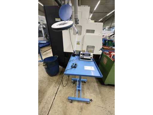 JOSTEN UND KETTENBAUM ENESKA 3 - 1  Tisch mit Polier- und Schleifgerät und Lumpe