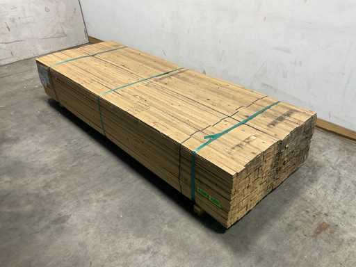 Vuren lat geschaafd - 300x3,8x1,1 cm (600x)